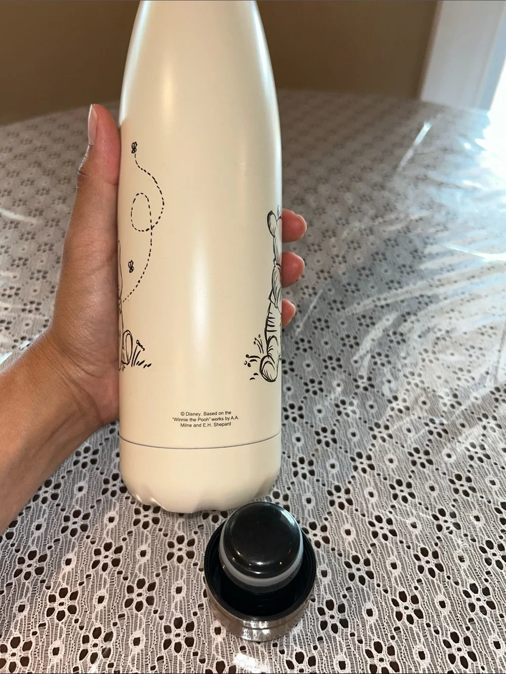 Primark Cream Stainless Steel Winnie the Pooh Insulated Bottle